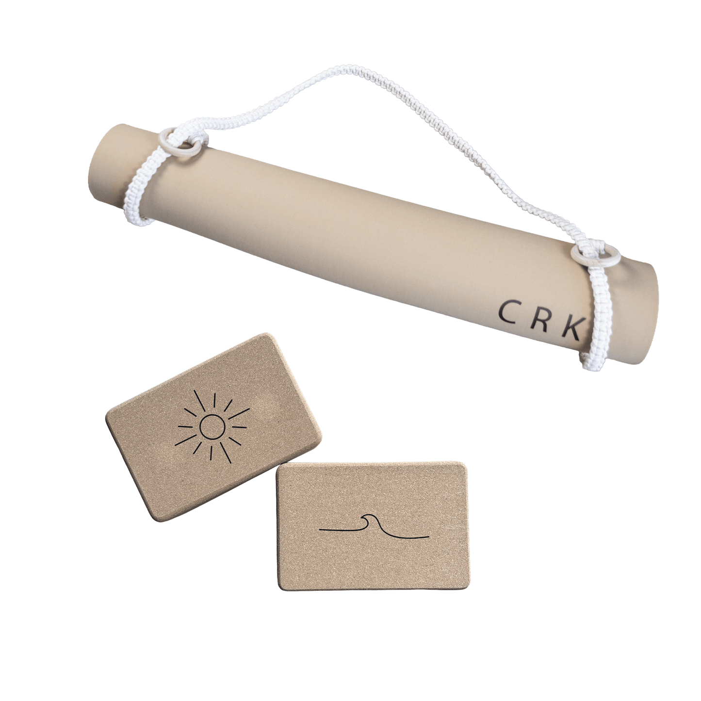 Crk Yoga Mat made of Natural Rubber, 3mm Thick • The Classic Mat ✨ NEW - Crk