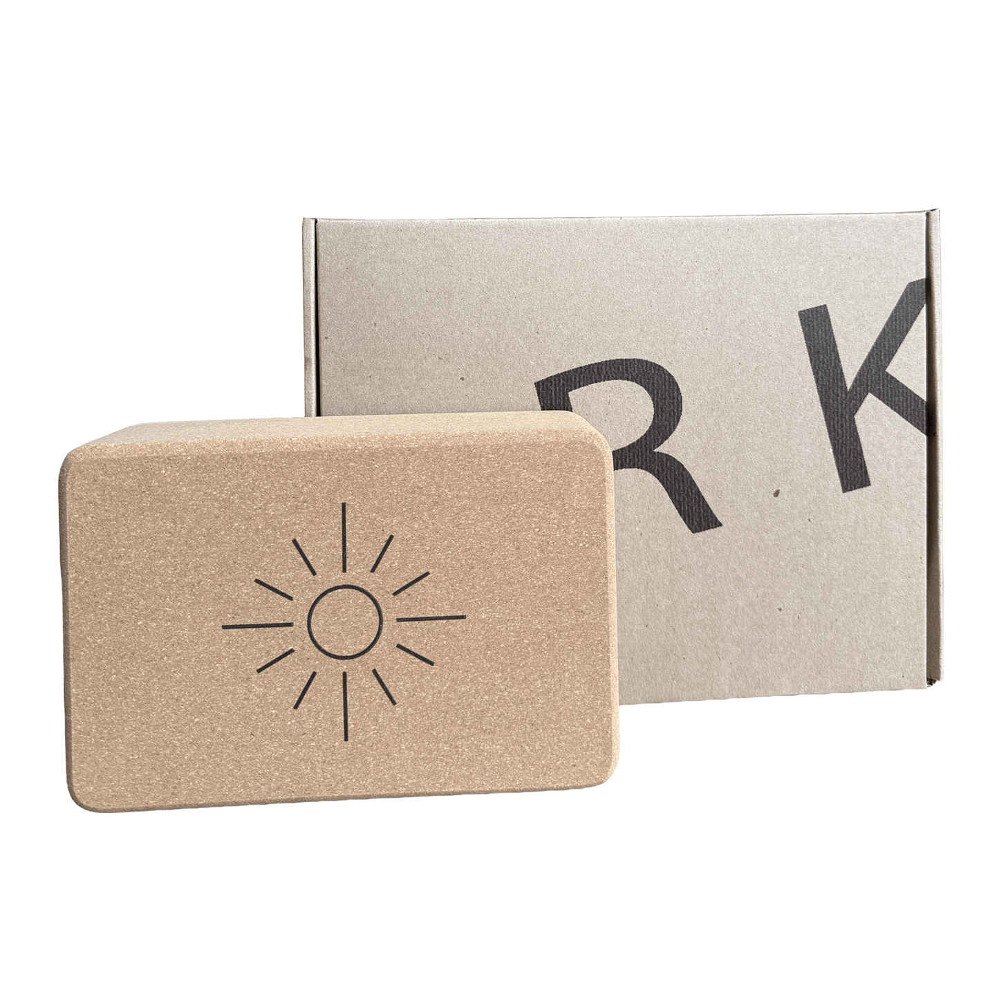 Crk's 3" Yoga Blocks Made of Organic Cork • Sun & Wave - Crk