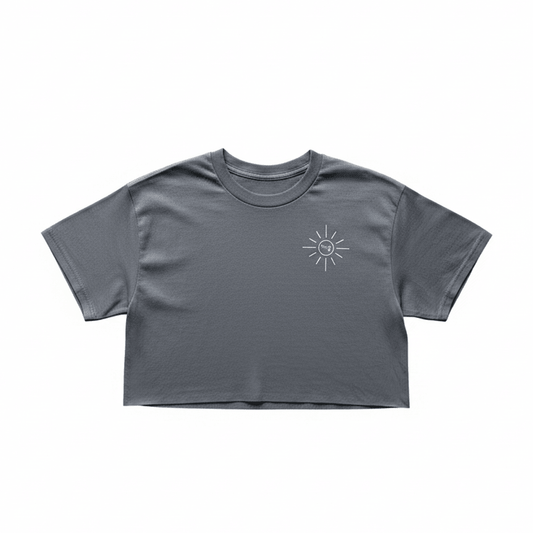 Crk's Charcoal T-Shirt • Yoga & Sun logo - Crk