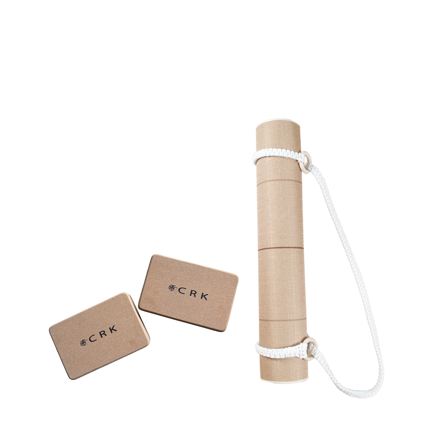Crk Bio-Hanf-Yogamatte mit Ausrichtungssystem, 4 mm dick • The Surf Mat (ausverkauft)