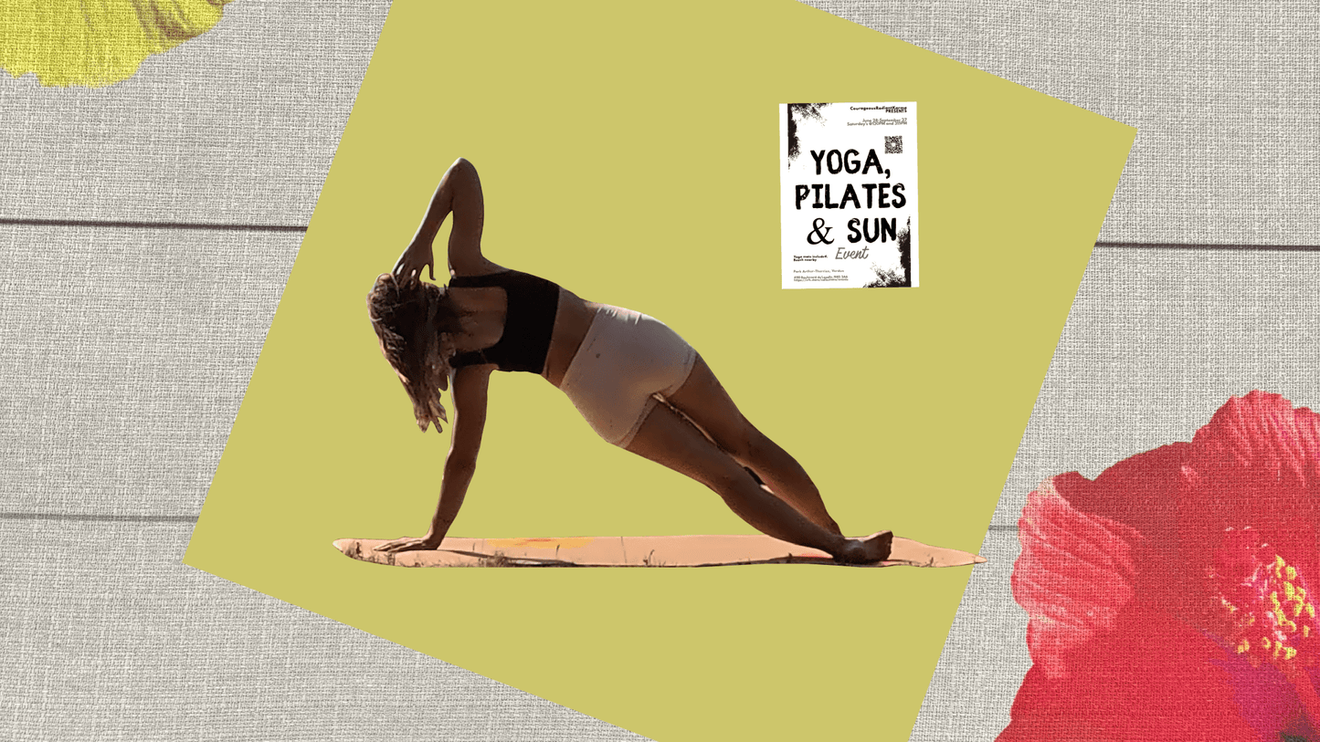 Saturday, August 23rd @130PM, @315PM • Yoga, Pilates & Sun with Sarah EN Robyn EN - Crk