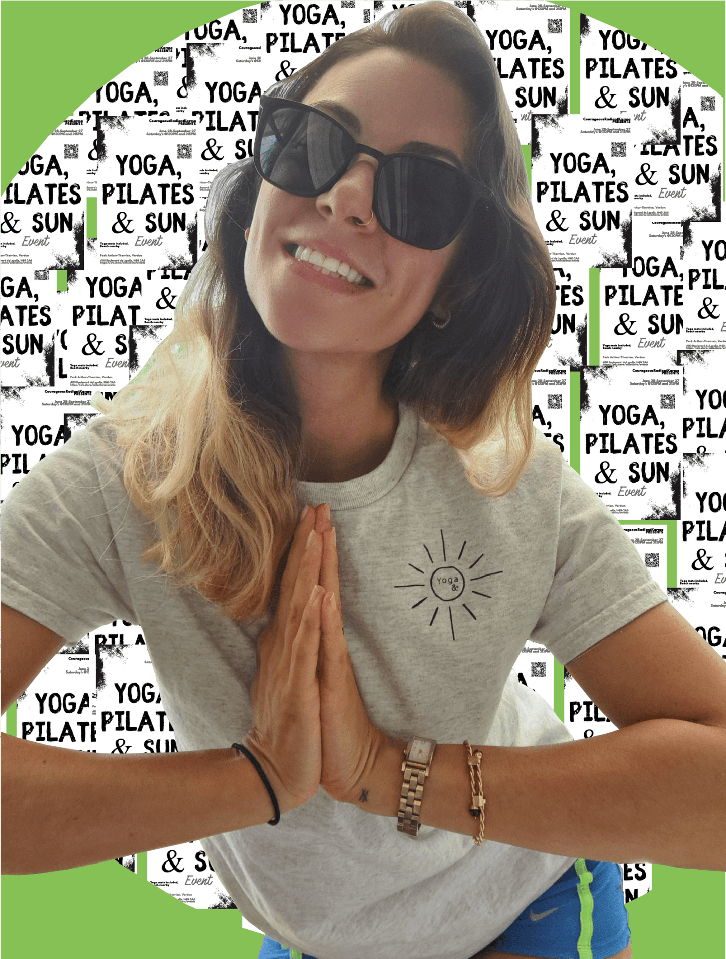 Saturday, July 19th @130PM, @315PM • Yoga, Pilates & Sun with Sophie FR Chelsea EN - Crk