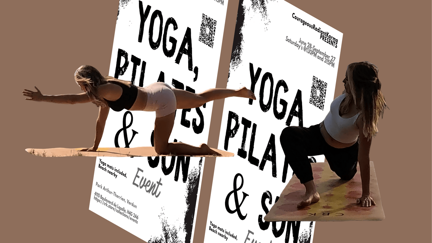 Saturday, September 6th @130PM, @315PM • Yoga, Pilates & Sun with Sarah EN - Crk