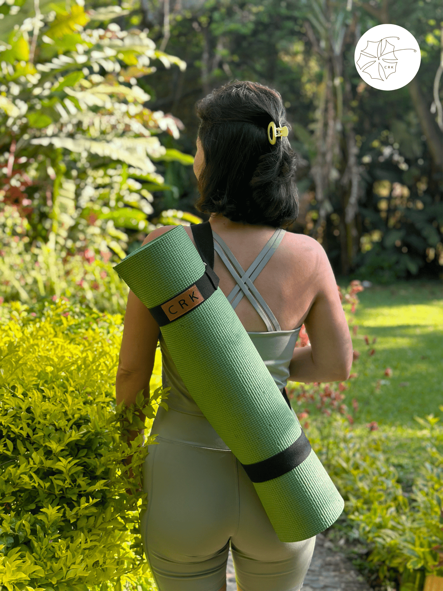 The Black Strap • Yoga Mat Carrying Strap and Exercise Strap - Crk