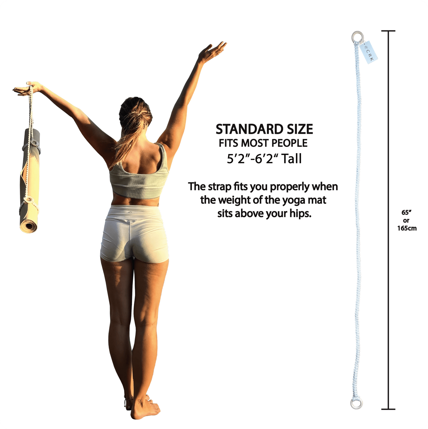 The Boho Strap • Yoga Mat Carrying Strap - Crk