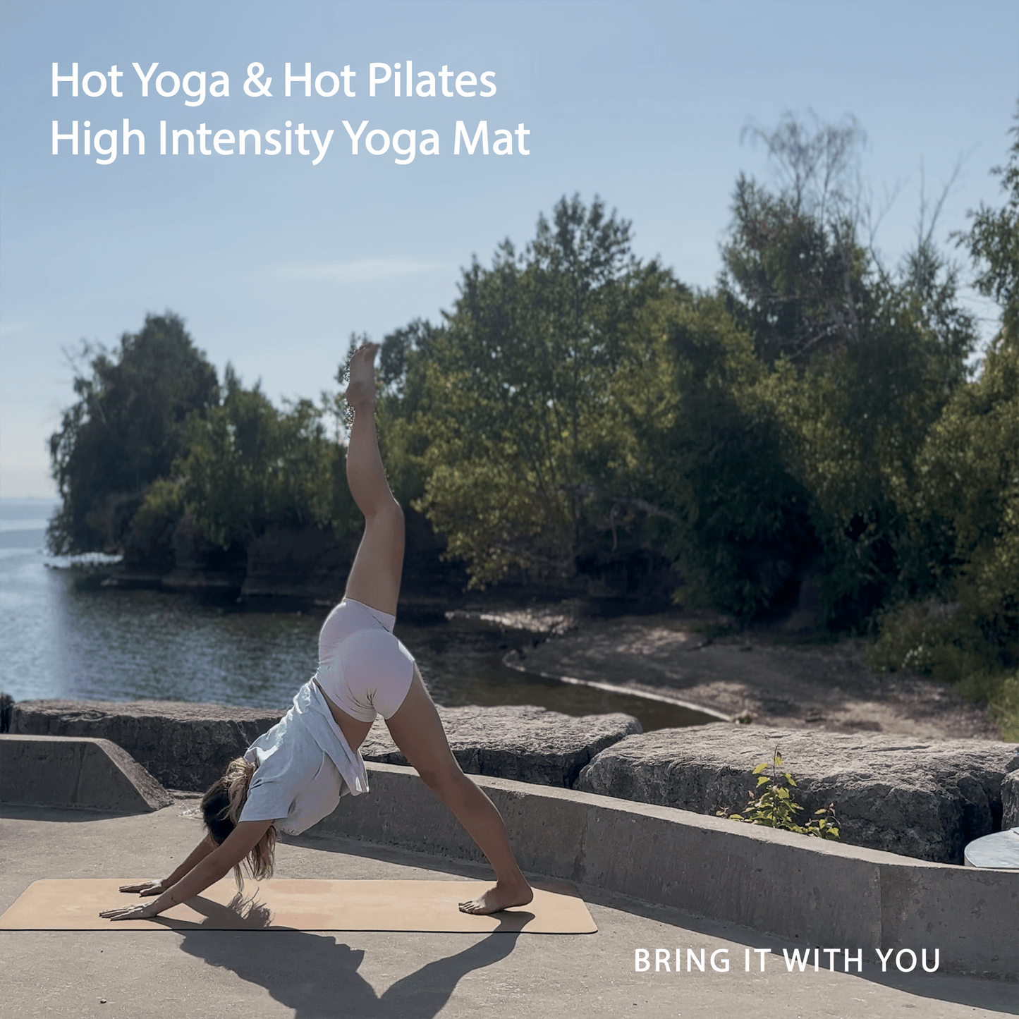 The Flowers Mat 5mm Thick, Organic Cork Yoga Mat with Natural Rubber • Luxury Mat - Crk