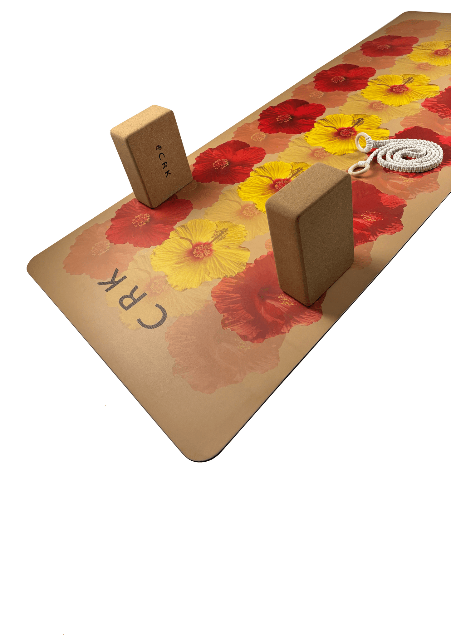 The Meditation Mat with a Boho Strap and Yoga Blocks • Limited Edition Yoga Kit - Crk