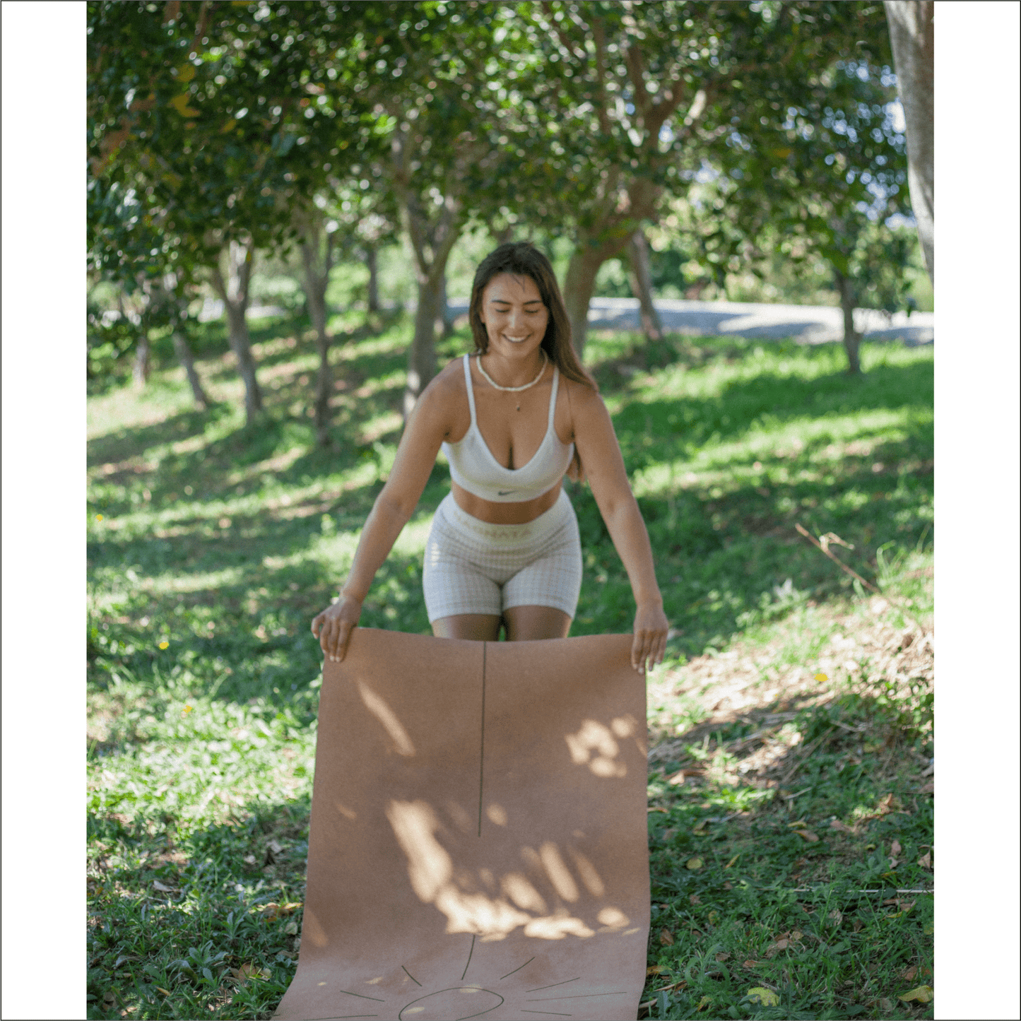 The Sun Mat 4mm Cork And Recycled Natural Rubber • Yoga Mat - Crk