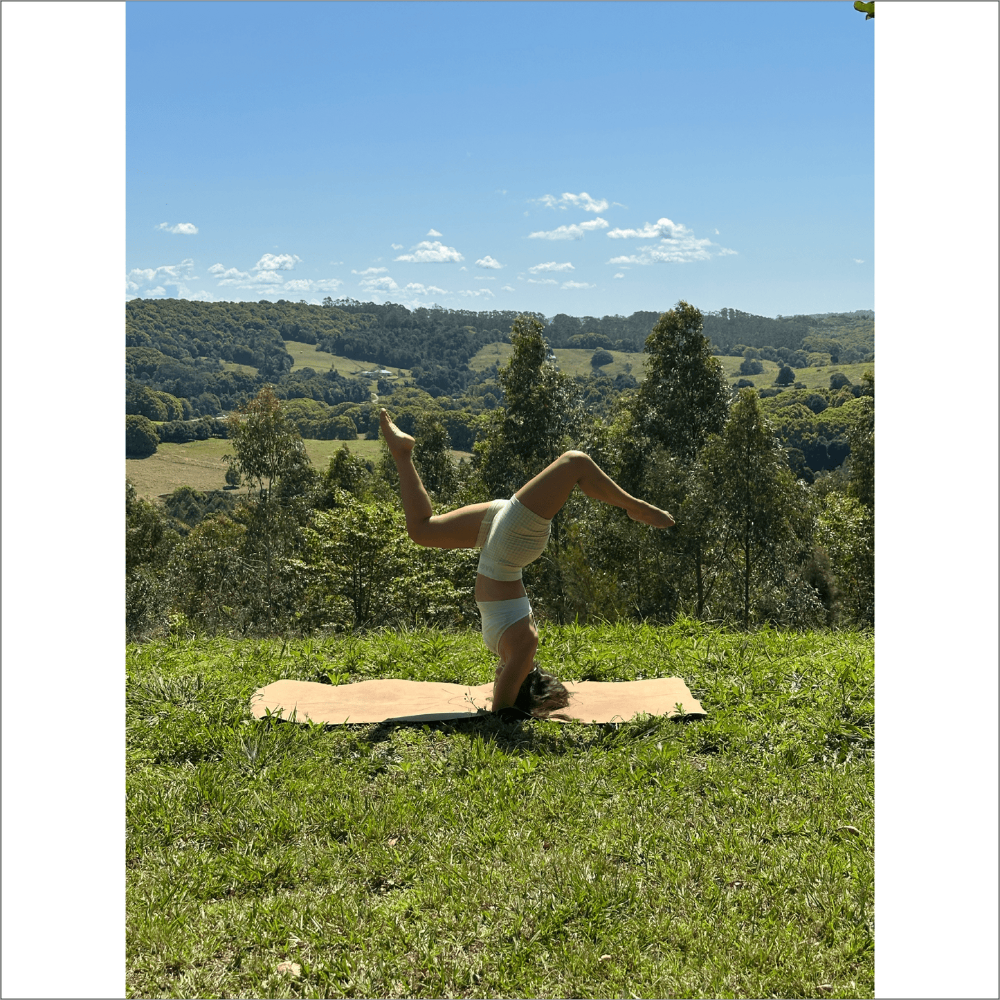 The Sun Mat 4mm Cork And Recycled Natural Rubber • Yoga Mat - Crk