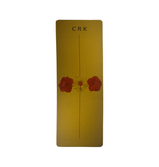 The Yellow Mat 5mm Made With Hemp Plant Fibre and Recycled Natural Rubber • Limited Edition Yoga Mat - Crk
