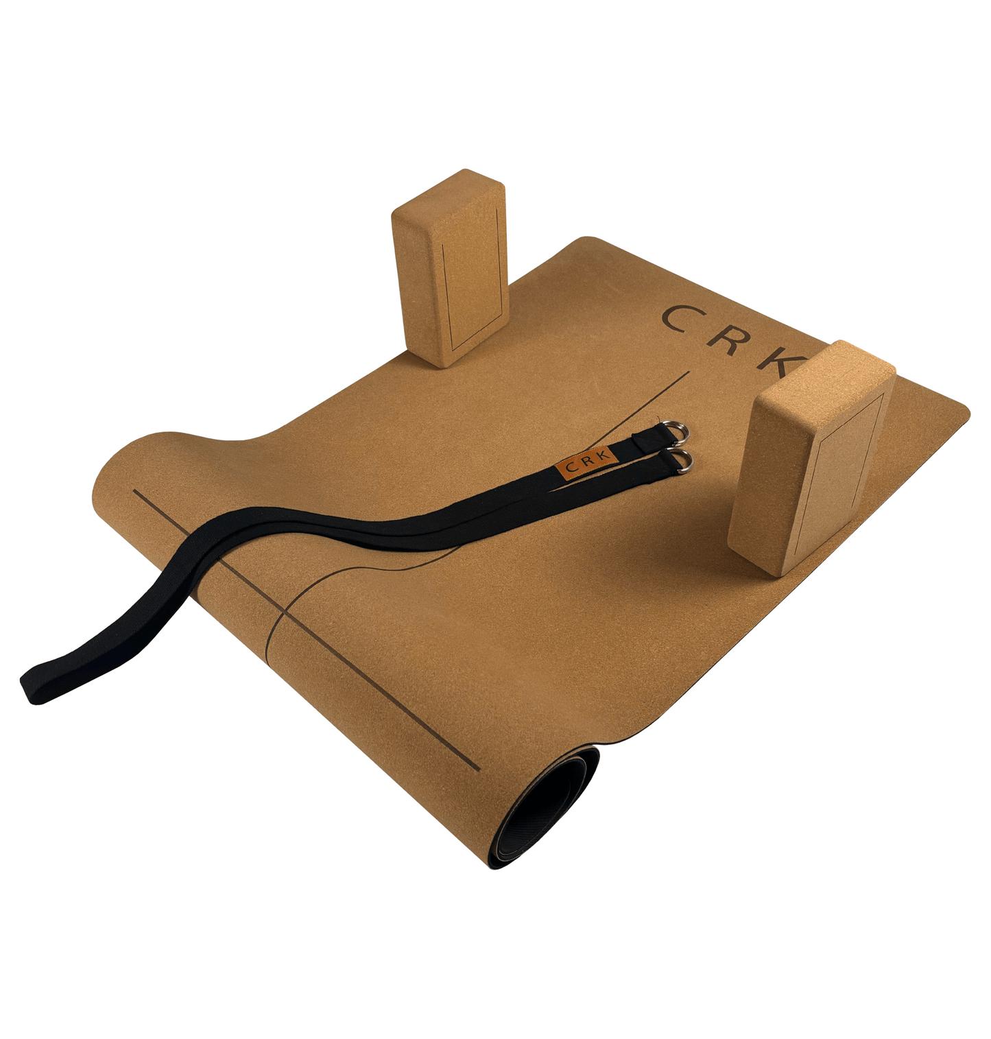Yoga Kit • The Standard Mat, Black Strap & Blocks - Crk