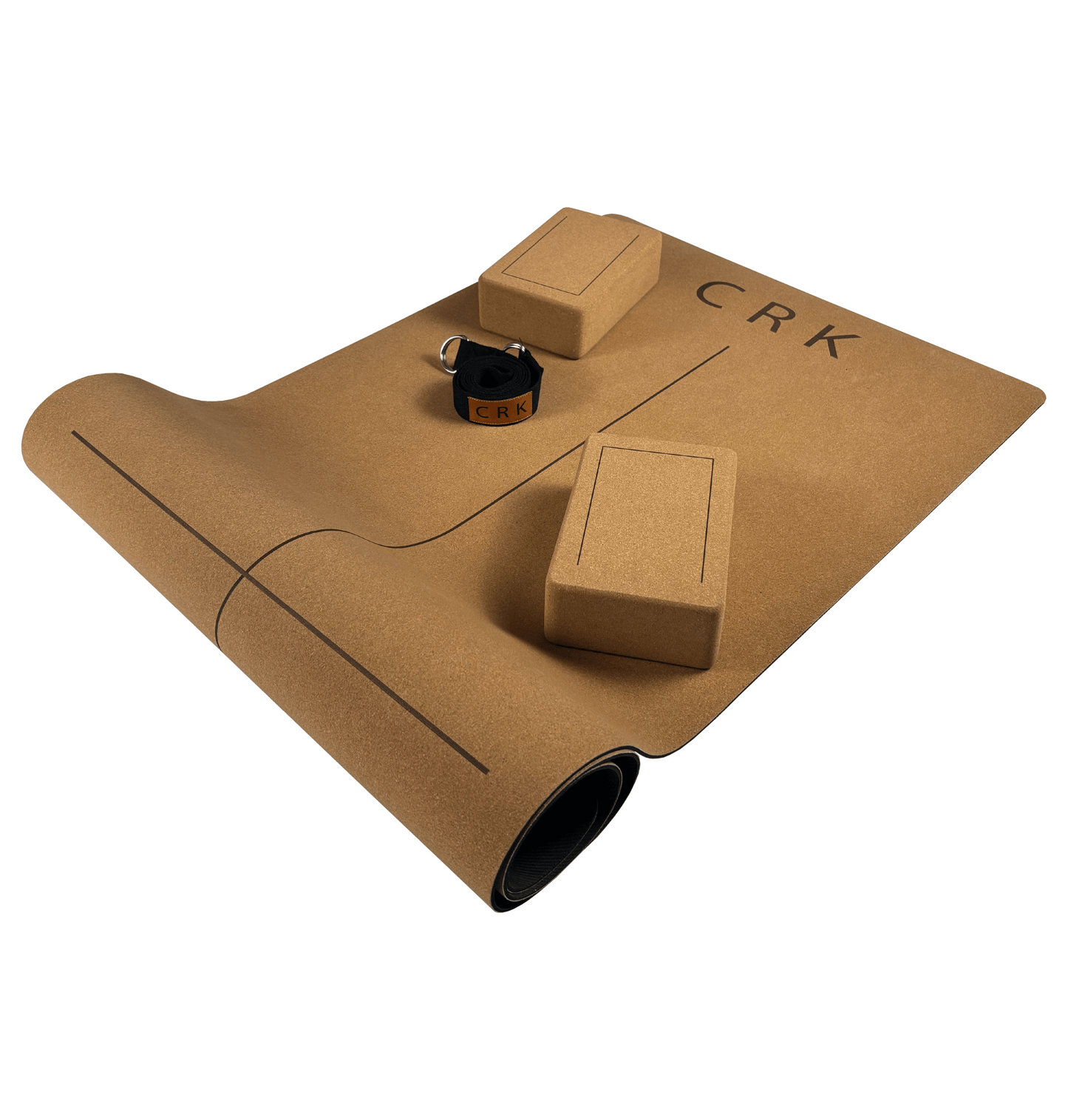 Yoga Kit • The Standard Mat, Black Strap & Blocks - Crk