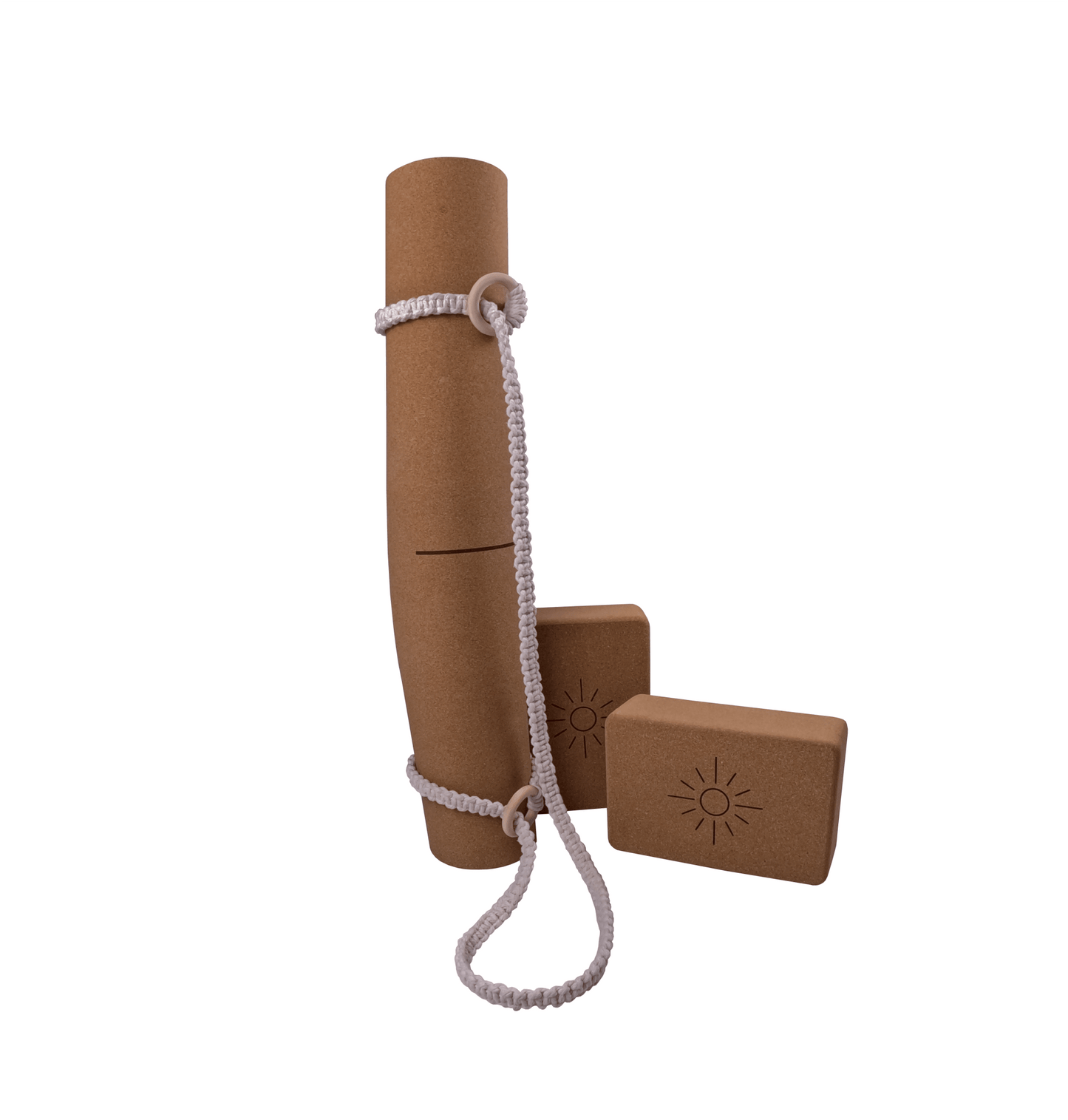 Yoga Kit • The Sun Mat, Boho Strap & Blocks - Crk