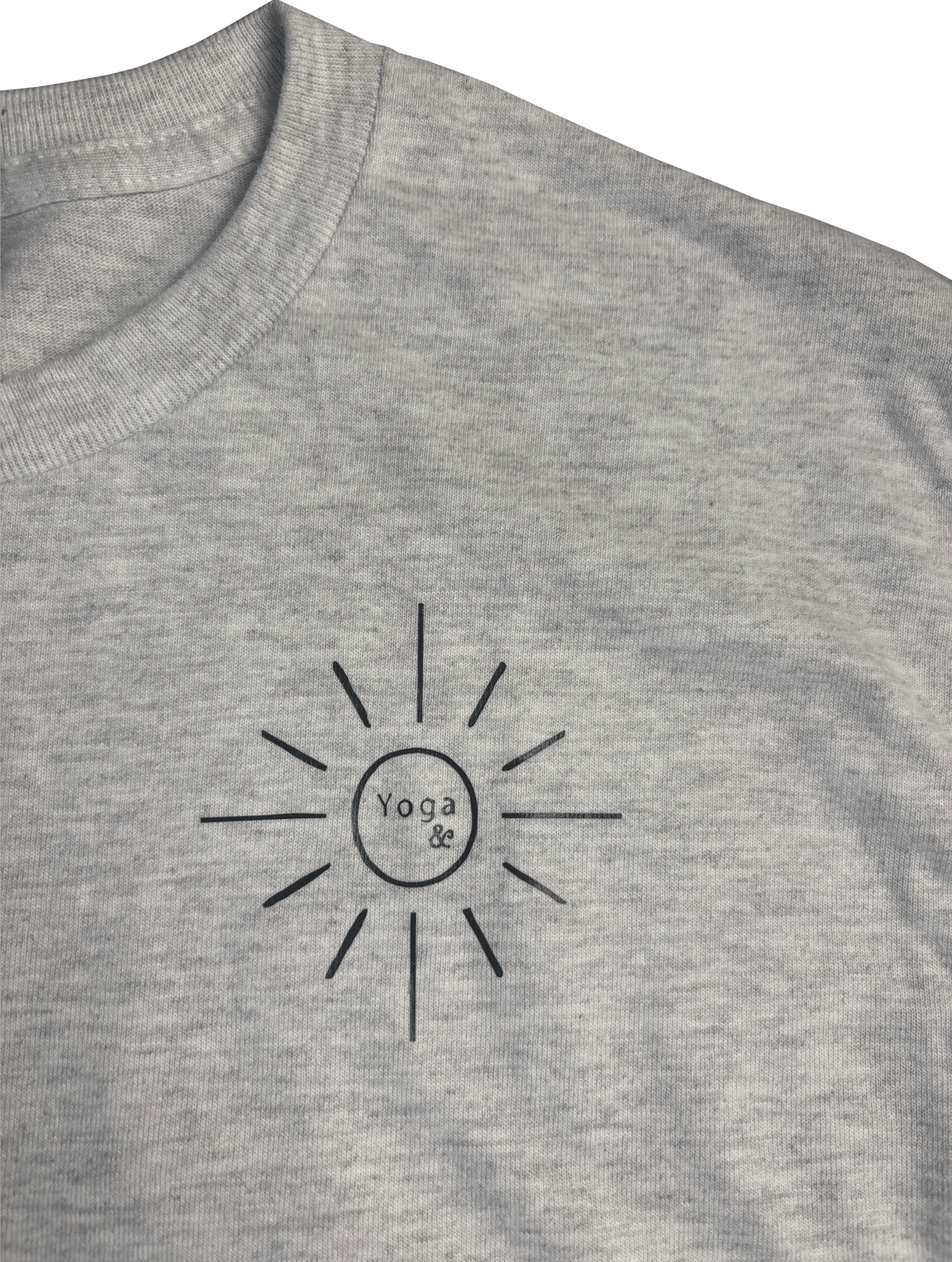 Yoga, Pilates & Sun T-Shirt Light Grey - Crk