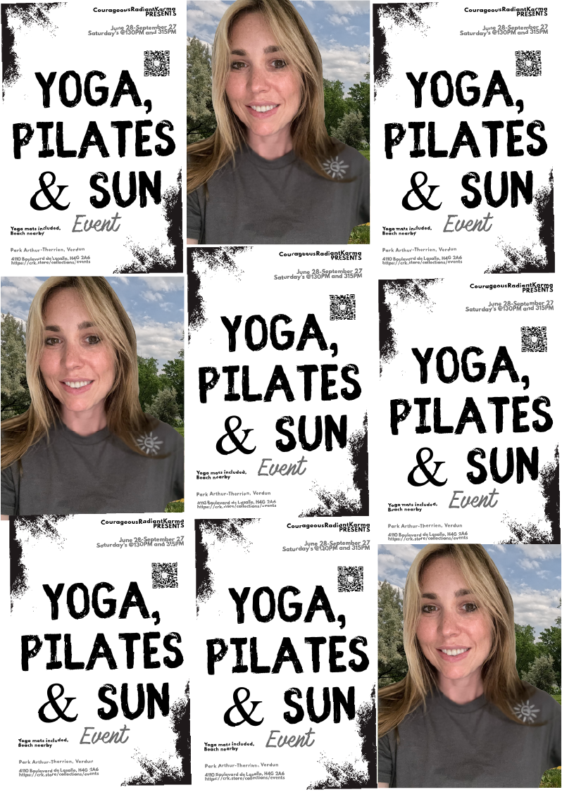 Sábado 5 de julio a las 13:30 h, a las 15:15 h • Yoga, Pilates y Sol (Comunidad) con Sarah EN Mya EN