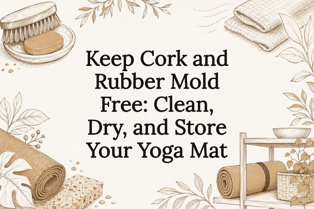 Keep Cork and Rubber Mold Free: Clean, Dry, and Store Your Yoga Mat - Crk