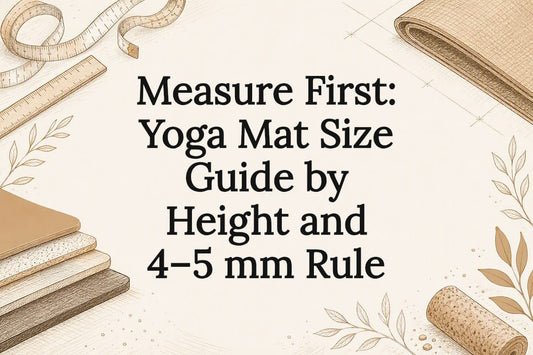 Measure First: Yoga Mat Size Guide by Height and 4–5 mm Rule - Crk
