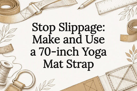Stop Slippage: Make and Use a 70-inch Yoga Mat Strap - Crk