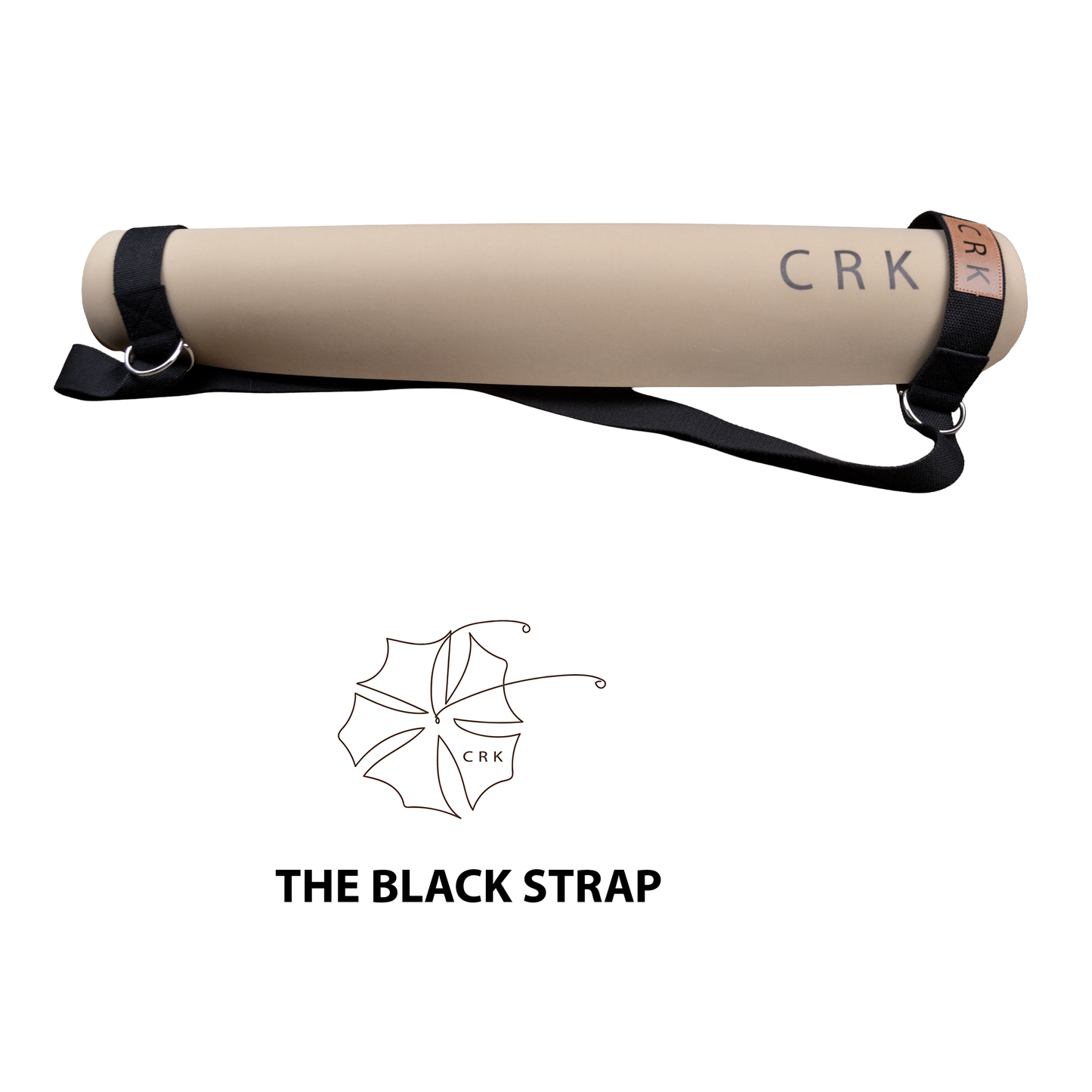 La correa negra • Correa para transportar esterilla de yoga y correa para hacer ejercicio