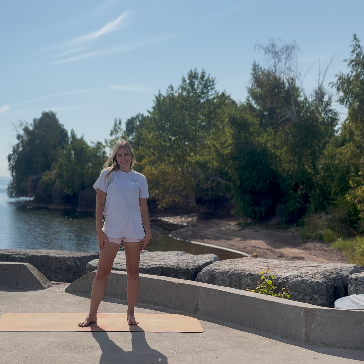 The Flowers Mat 5mm Thick, Organic Cork Yoga Mat with Natural Rubber • Luxury Mat