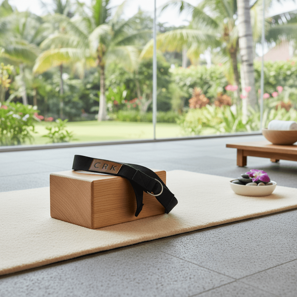 Crk Yoga Mat Carrying Strap and Exercise Strap • The Black Strap - Crk