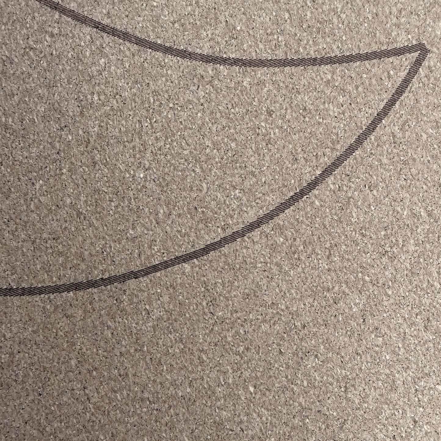 Crk Yoga Mat made of Organic Cork and Recycled Natural Rubber, 4mm Thick • The Moon Mat (Liquidation) - Crk