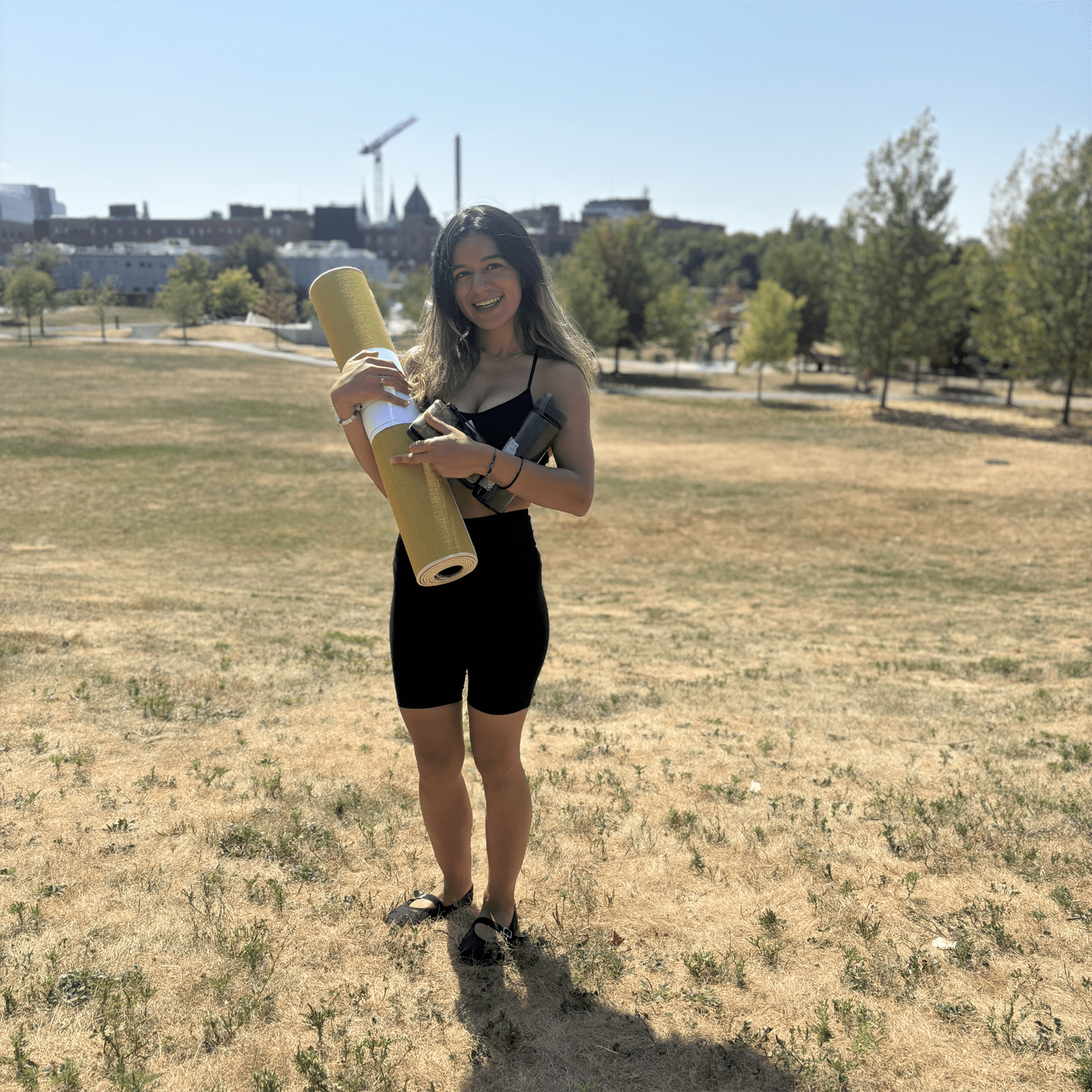 Crk Yoga Mat made of Organic Hemp and Natural Rubber, 5mm Thick • The Yellow Mat (Limited Edition) - Crk