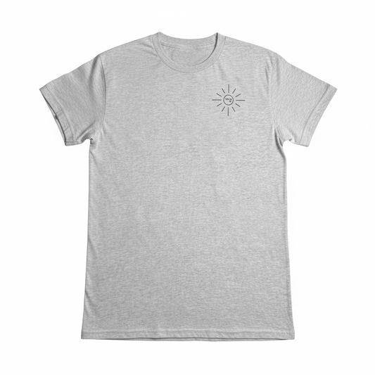 Crk's Ash T-Shirt • Yoga & Sun logo - Crk