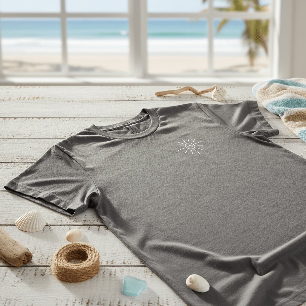 Crk's Charcoal T-Shirt • Yoga & Sun logo - Crk