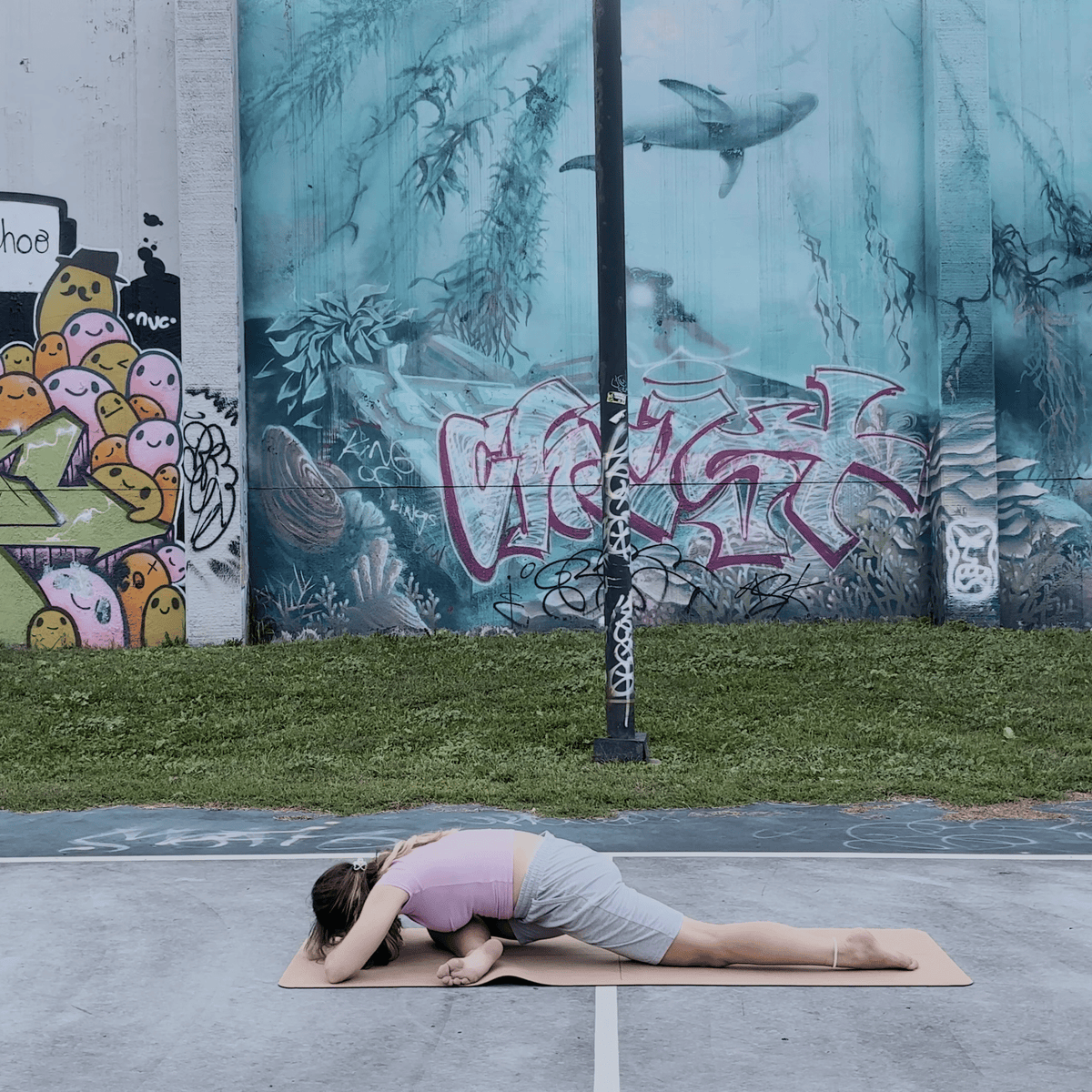 Crk's Organic Cork Yoga Mat with Natural Rubber, 4mm Thick • The Standard Mat Begin Yoga (Amazon's Choice Product✨) - Crk