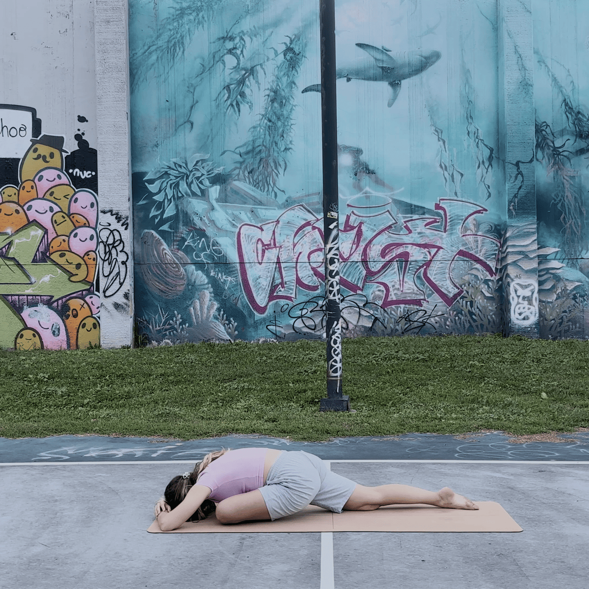 Crk's Organic Cork Yoga Mat with Natural Rubber, 4mm Thick • The Standard Mat Begin Yoga (Amazon's Choice Product✨) - Crk