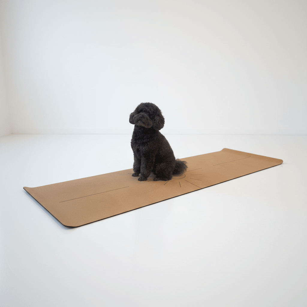 Crk's Organic Cork Yoga Mat with Recycled Natural Rubber, 4mm Thick • The Sun Mat - Crk