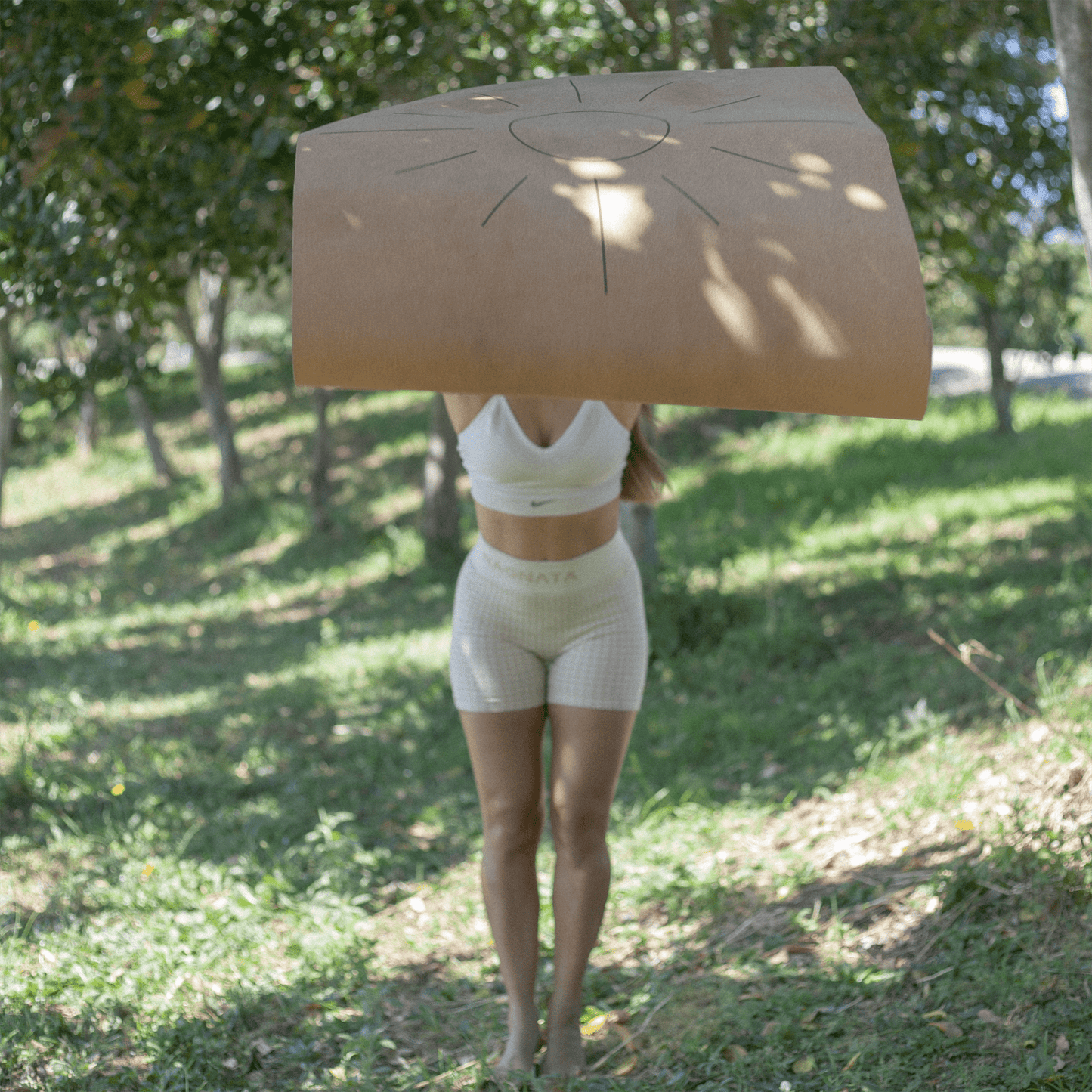 Crk's Organic Cork Yoga Mat with Recycled Natural Rubber, 4mm Thick • The Sun Mat - Crk