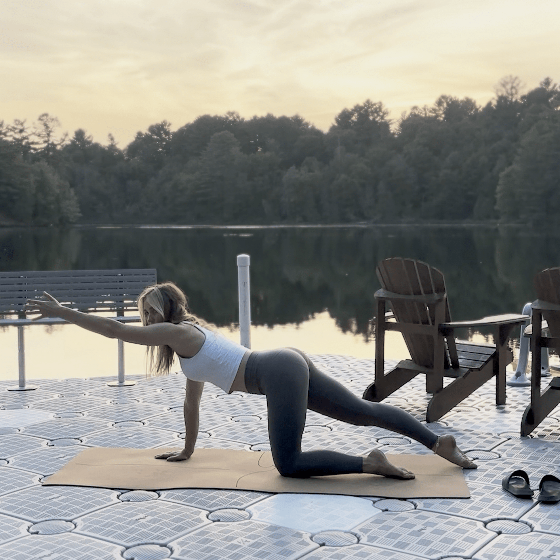 Crk's Organic Cork Yoga Mat with Recycled Natural Rubber, 4mm Thick • The Wave Mat - Crk