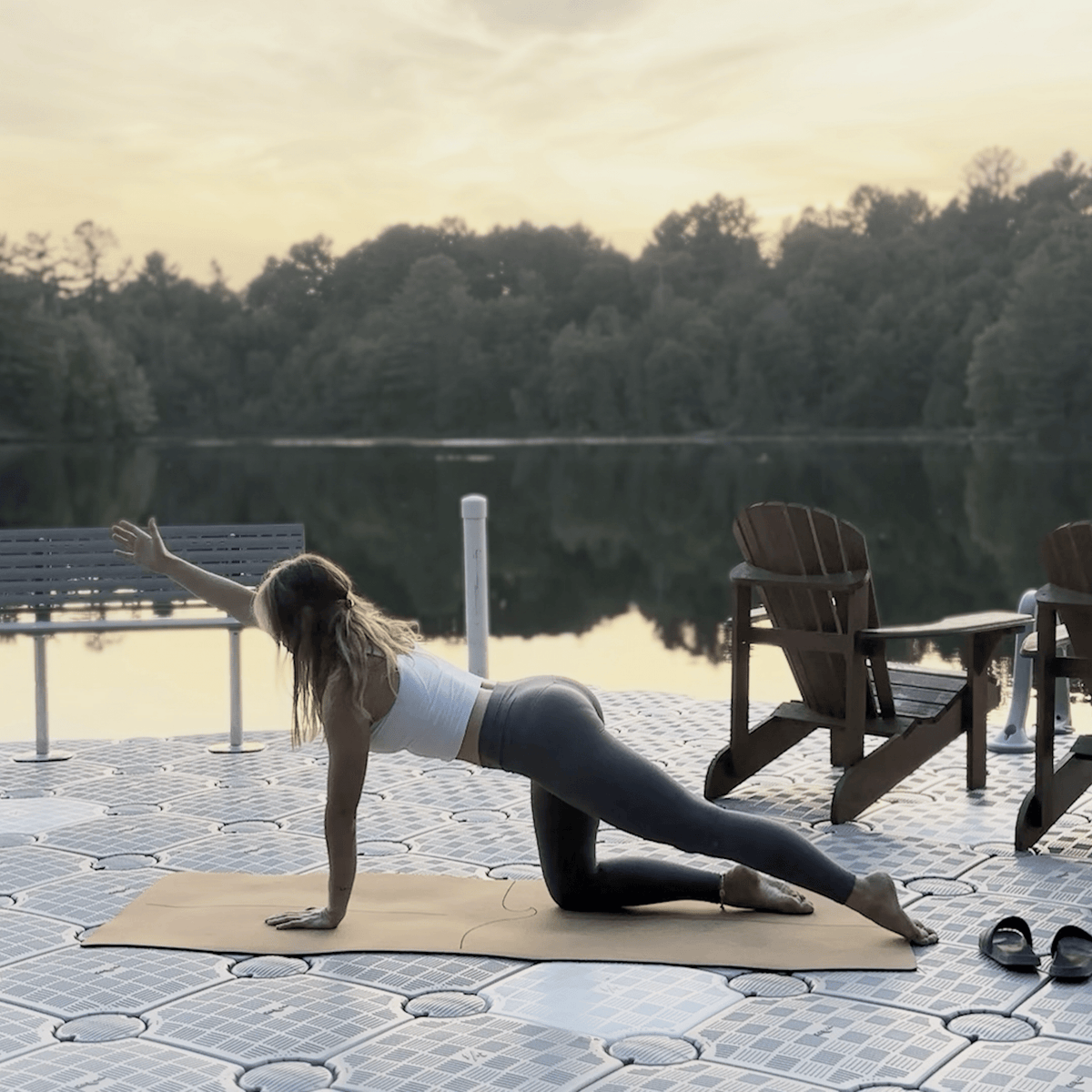 Crk's Organic Cork Yoga Mat with Recycled Natural Rubber, 4mm Thick • The Wave Mat - Crk