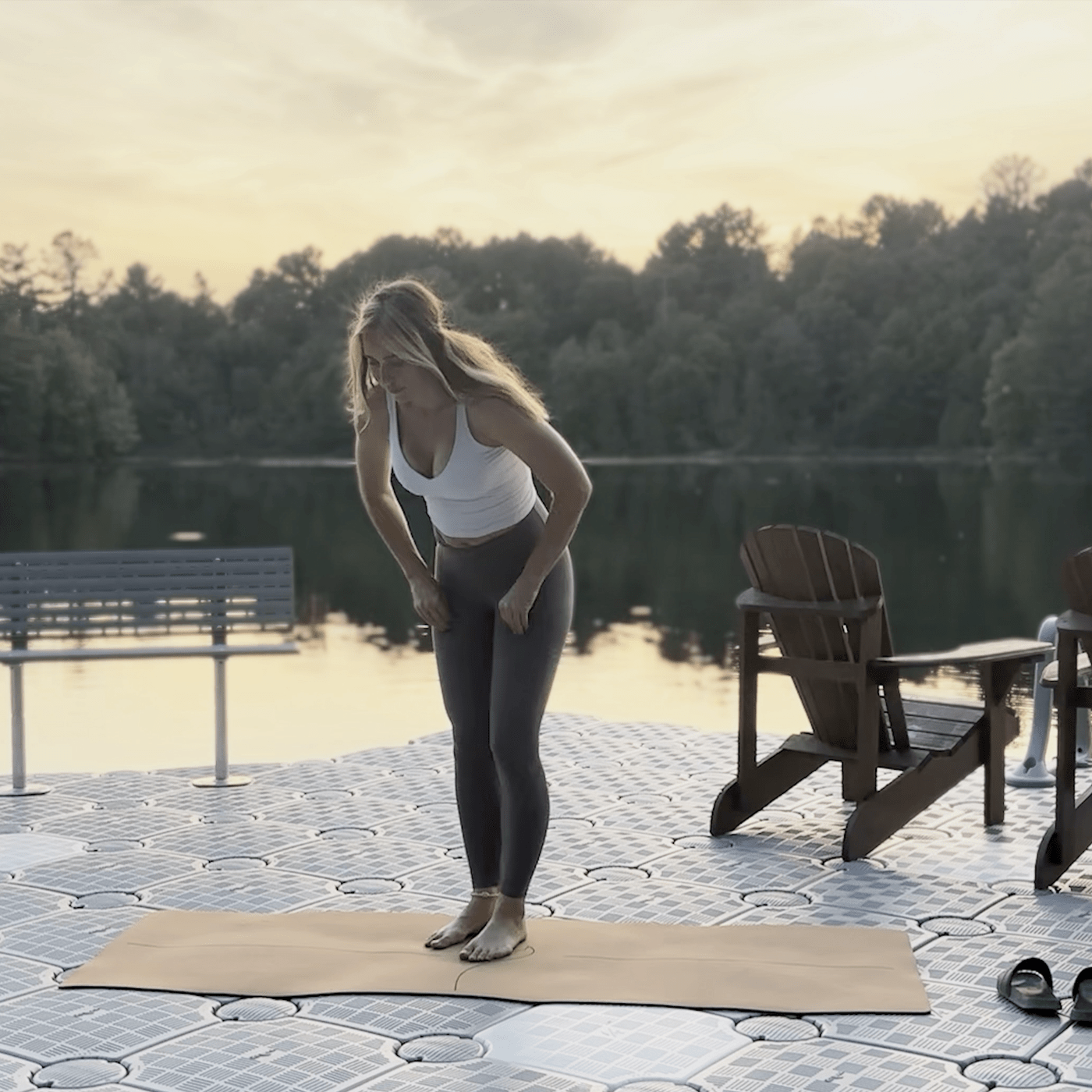 Crk's Organic Cork Yoga Mat with Recycled Natural Rubber, 4mm Thick • The Wave Mat - Crk