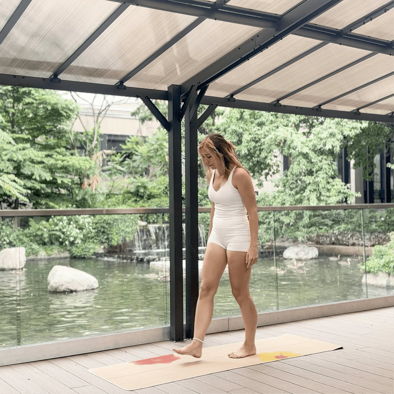 Crk's Organic Hemp Yoga Mat with alignment system, 4mm Thick • The Surf Mat - Crk