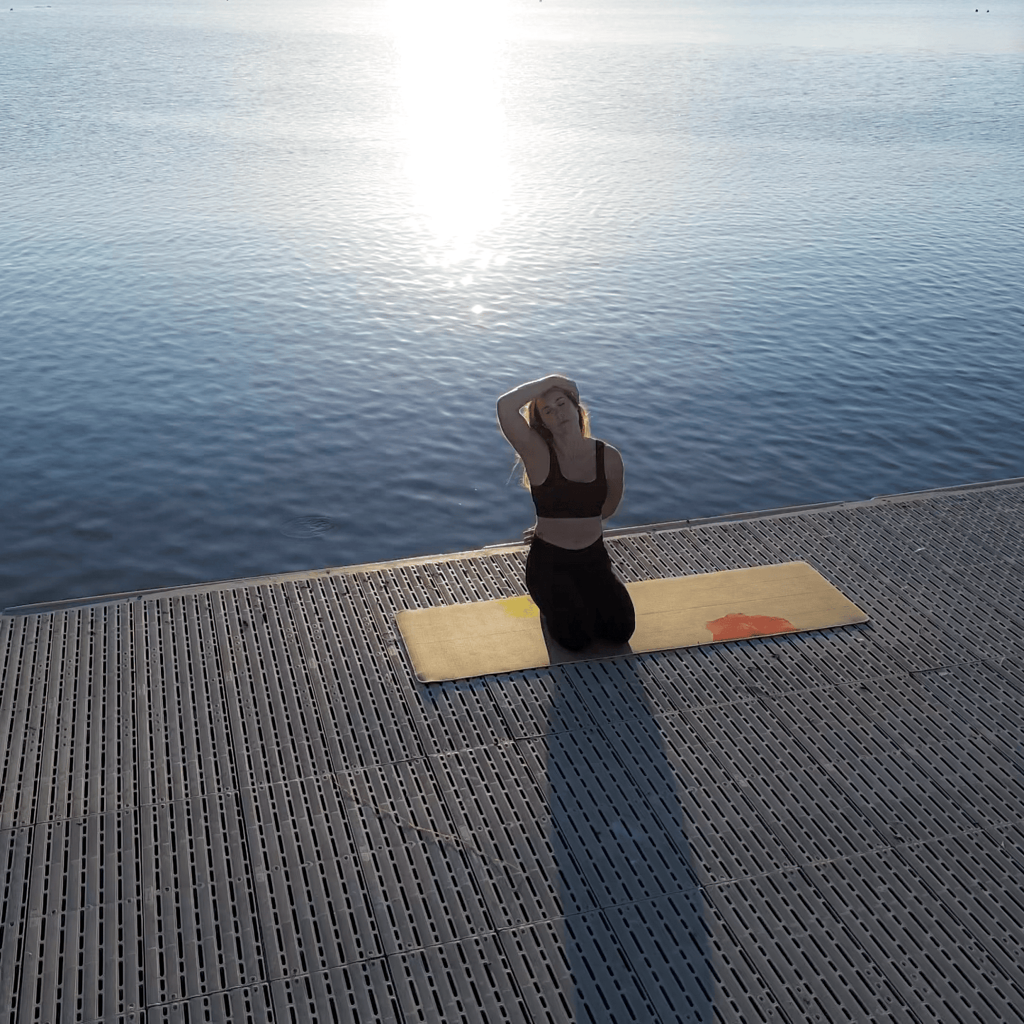 Crk's Organic Hemp Yoga Mat with alignment system, 4mm Thick • The Surf Mat - Crk