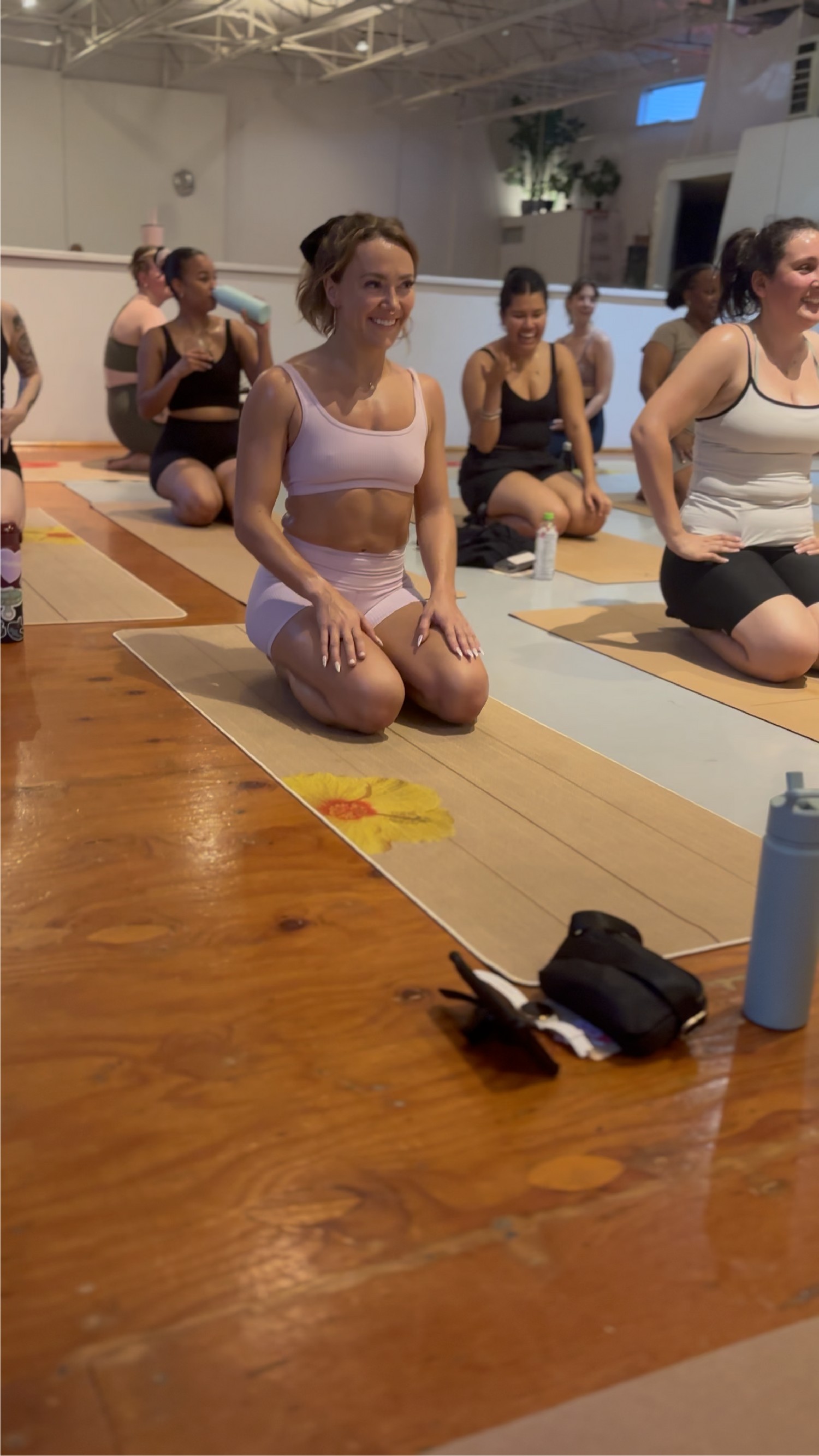 A fun pilates event hosted by pilates with Mya and sponsored by Crk called Girls night out