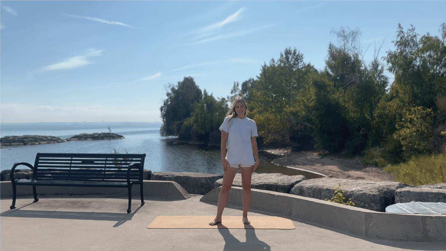 Luxury Yoga Mat • The Flowers Mat 5mm Cork And Rubber - Crk