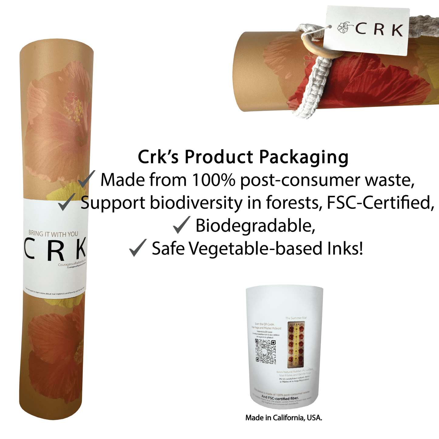 NEW ✨ The Summer Mat • 4mm Natural Rubber (SOLD OUT) - Crk