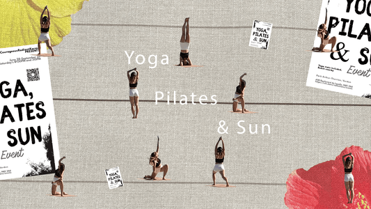 Saturday, August 30th @130PM, @315PM • Yoga, Pilates & Sun with Sarah EN Lina EN - Crk