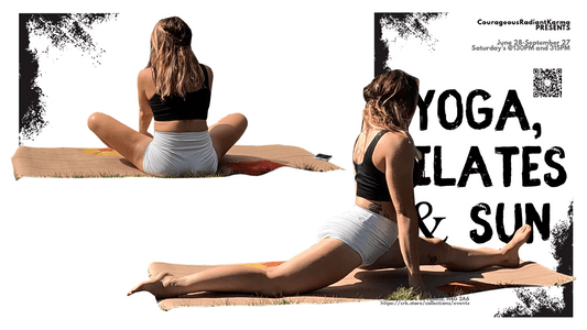 Saturday, September 20th @130PM @315PM • Yoga, Pilates & Sun with Sarah EN - Crk