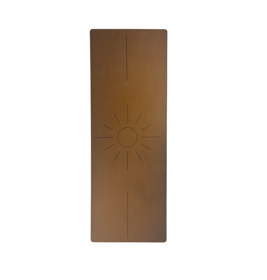 The Sun Mat 4mm Made With Cork And Recycled Natural Rubber • Yoga Mat