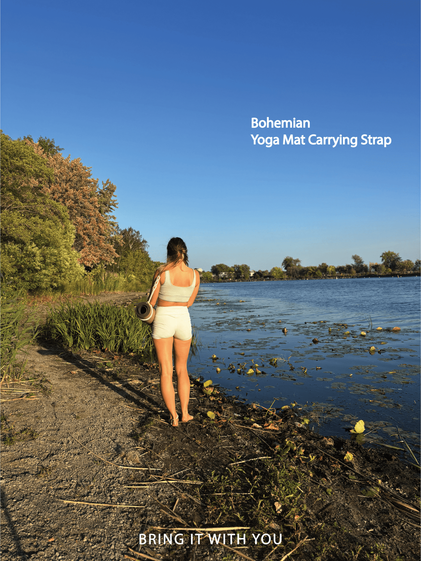 The Bead Strap • Yoga Mat Carrying Strap - Crk