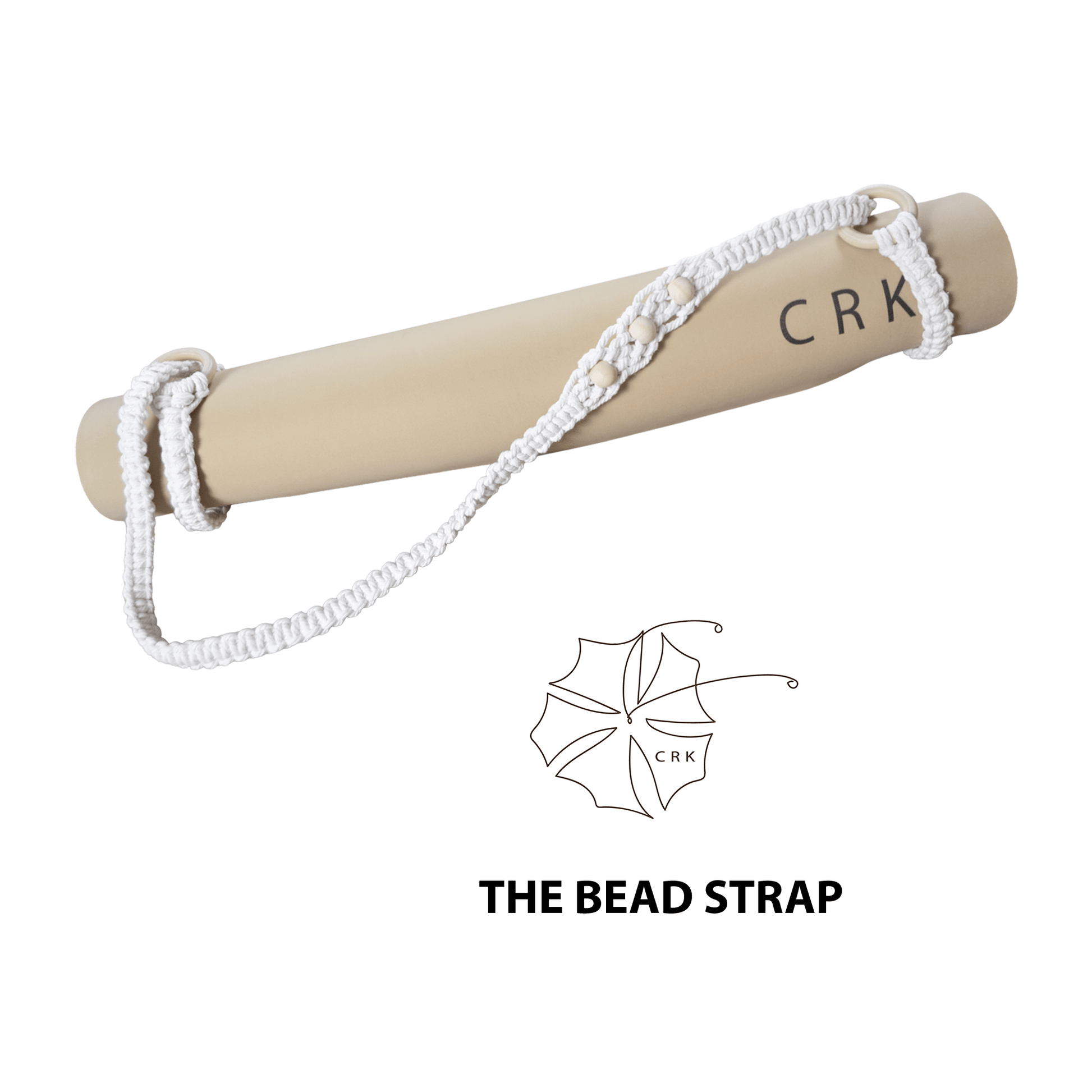 The Bead Strap • Yoga Mat Carrying Strap made of Cotton - Crk