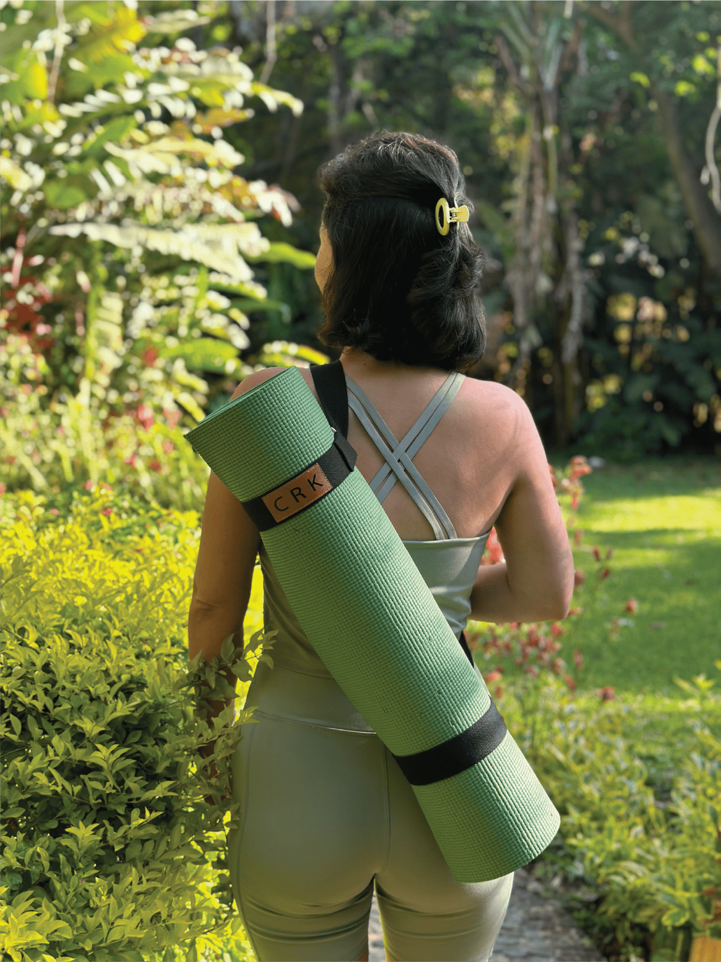 The Black Strap • Yoga Mat Carrying Strap and Exercise Strap - Crk