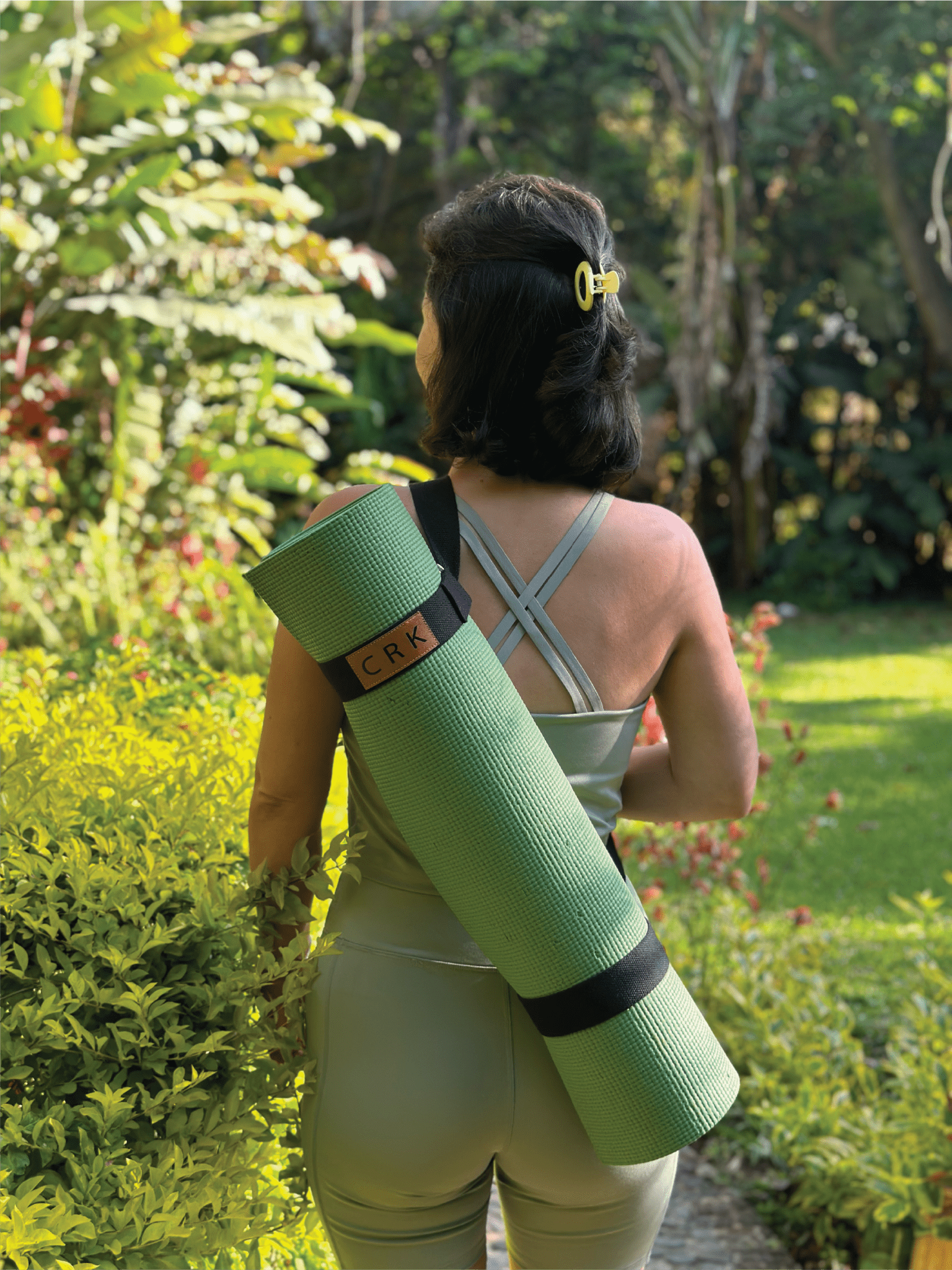 The Black Strap • Yoga Mat Carrying Strap and Exercise Strap - Crk