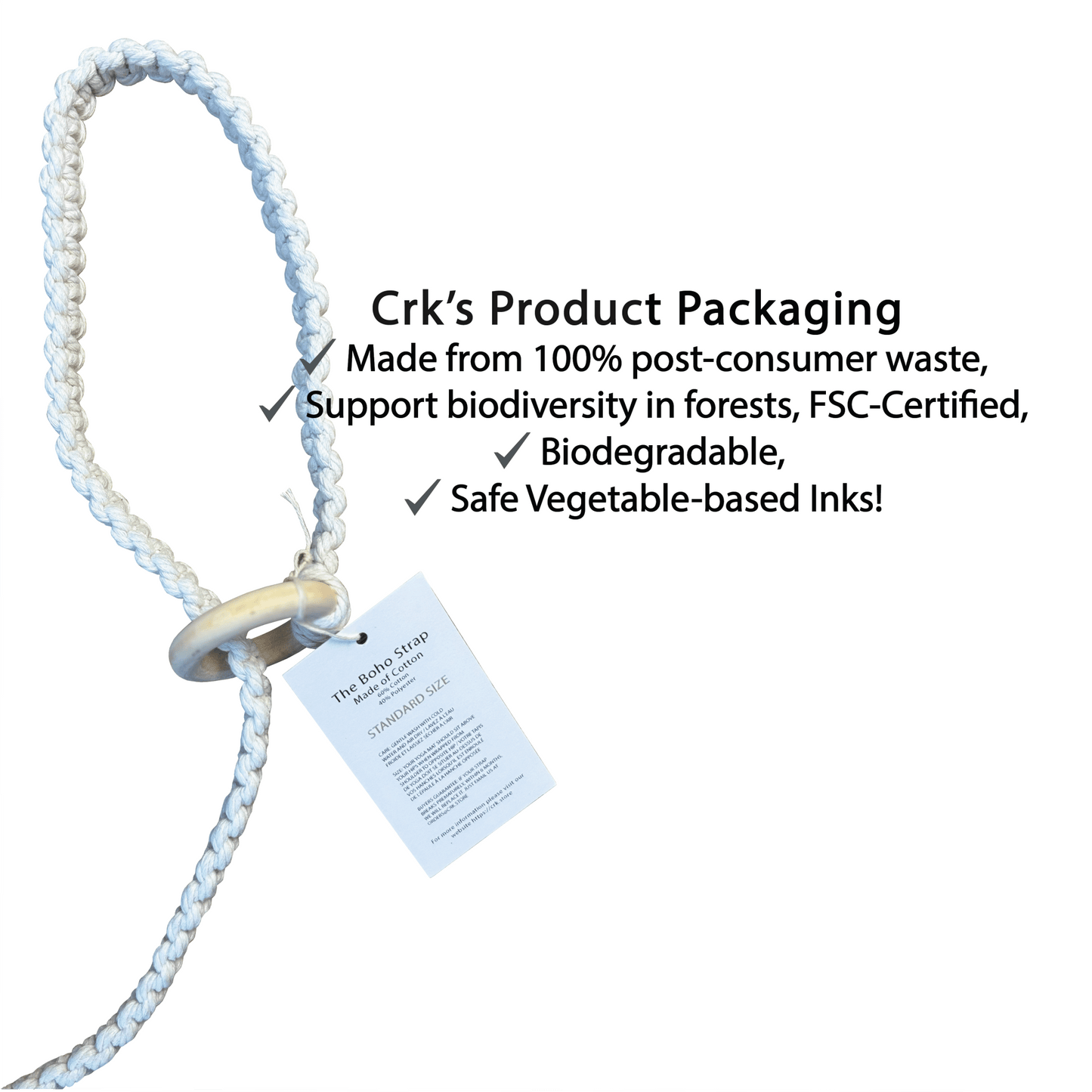 The Boho Strap • Yoga Mat Carrying Strap - Crk