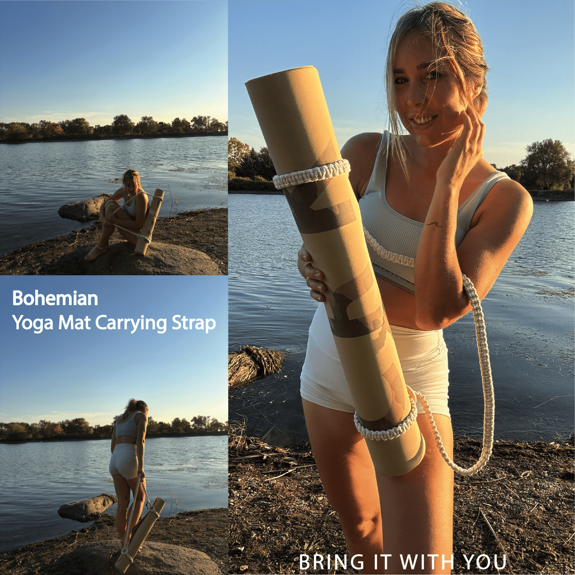 The Boho Strap • Yoga Mat Carrying Strap - Crk